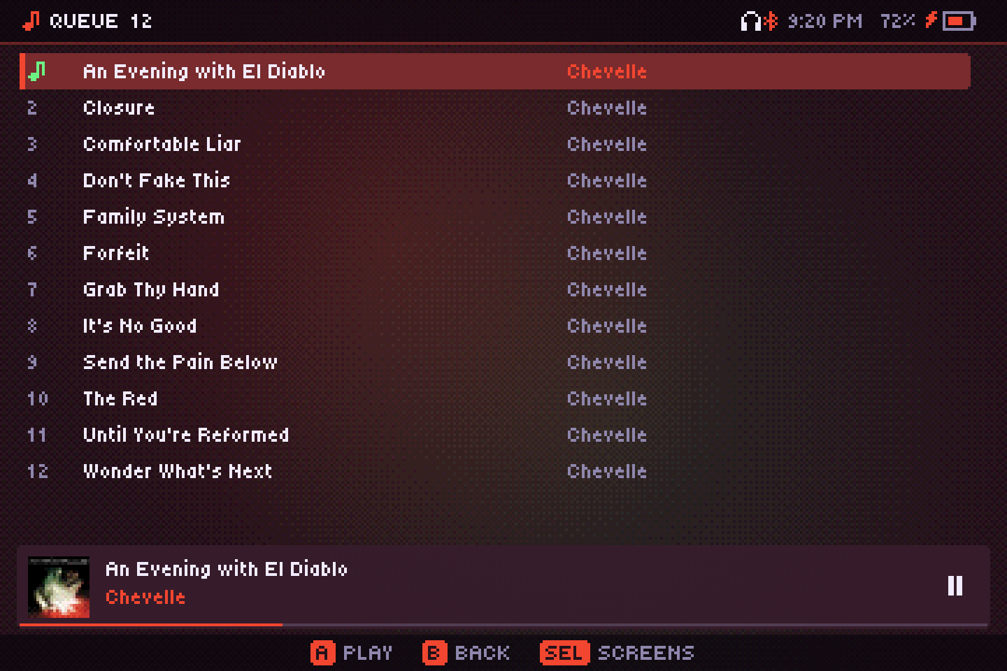 The play queue